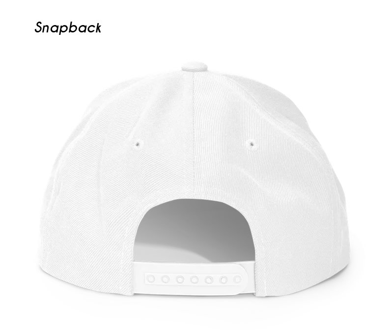 American eagle and flag snapback - back